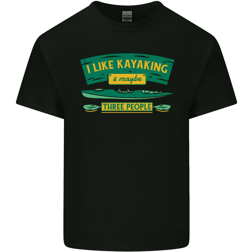 I Like Kayaking 3 People Funny Kayak Unisexs Light Cotton TShirt