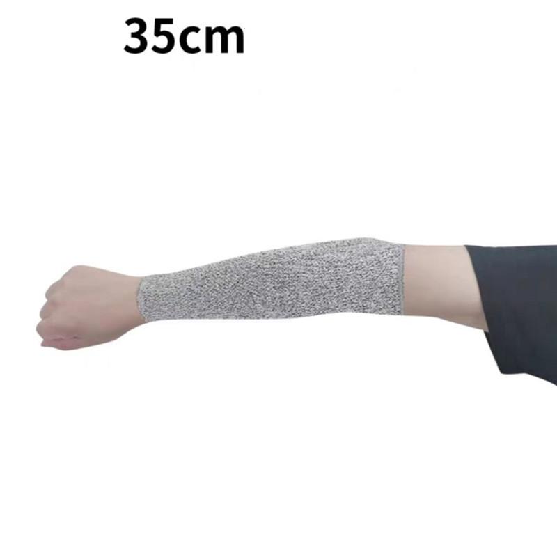 1pc Reusable Level 5 HPPE Cut Resistant Anti-Puncture Work Protection Fingerless Arm Sleeve Cover Home Work Equipment