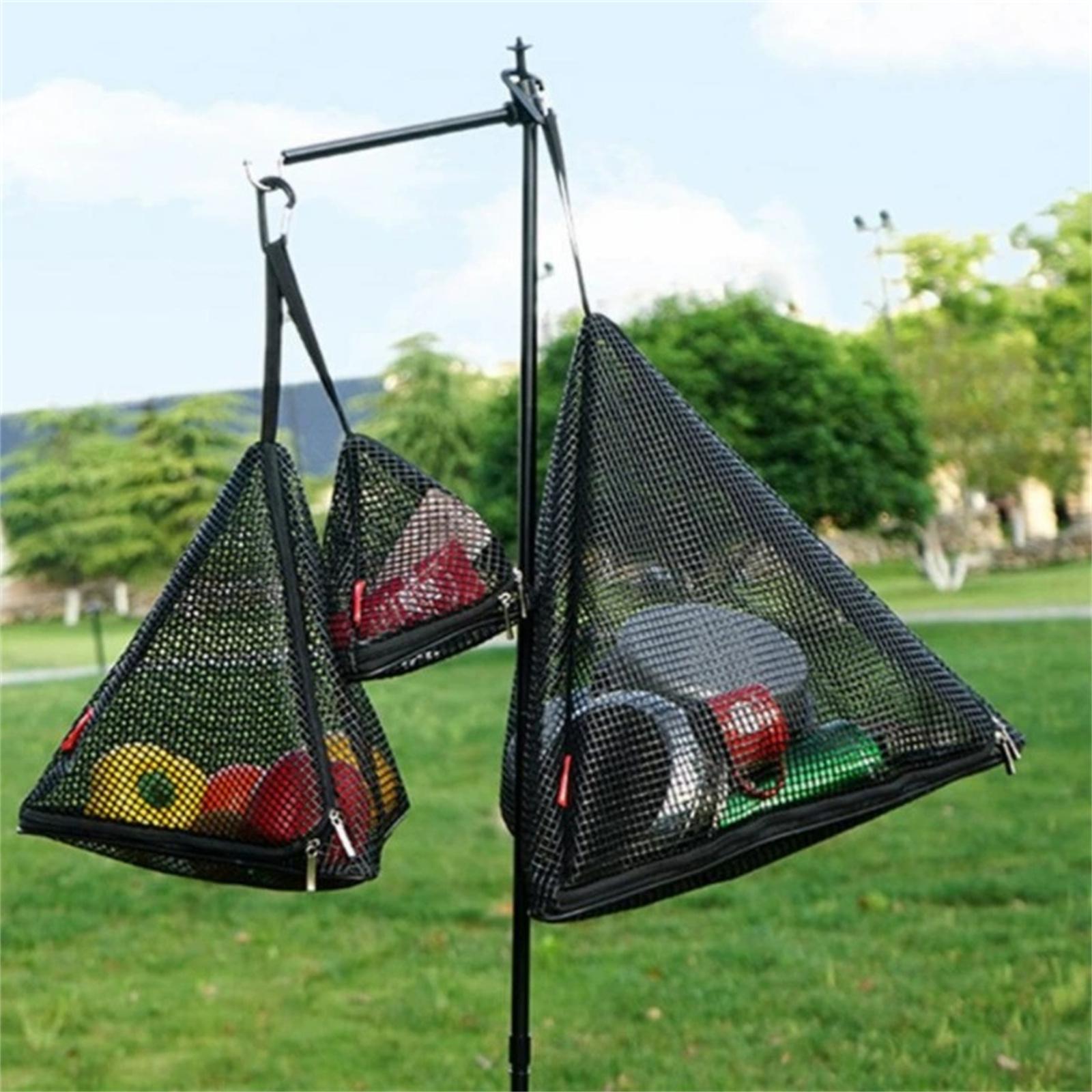 

Drying Net Drying Hanging Mesh Storage Net Tent Dryer Net Outdoor Camping Organizer Mesh Storage Hanging Mesh Bag S чёрный