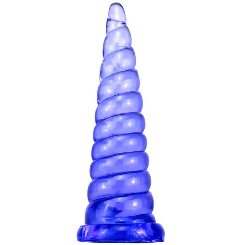 Kackkopf Eierlos Transparent Penis Groß Simulation Falscher Penis Kristall Weibliches Masturbationsgerät Analer Stöpsel Erwachsenenprodukte