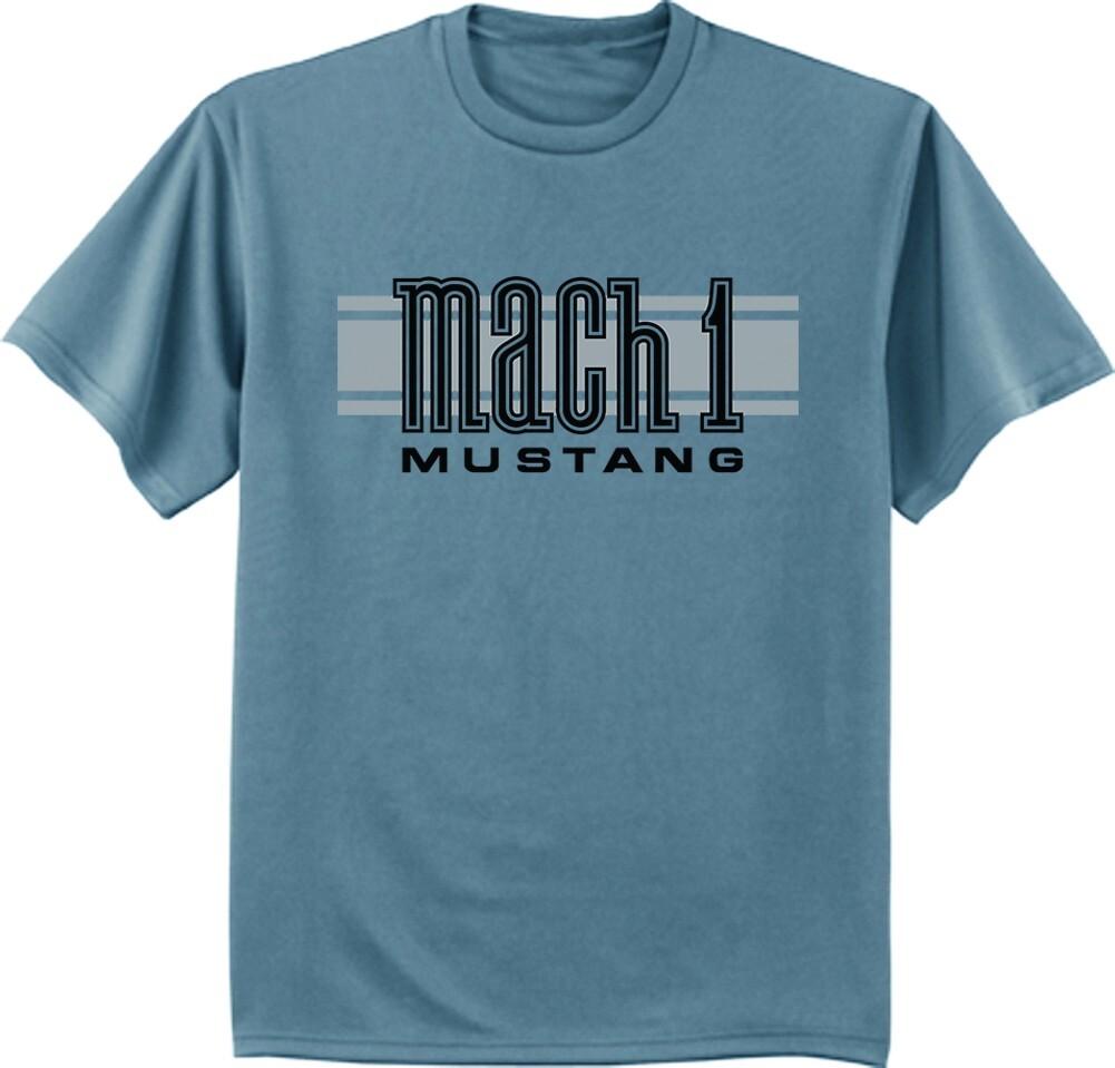 Mens T-Shirt Ford Mustang Mach 1 Ford Racing Shirt Mens Graphic Tees