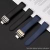 Für Cartier Santos 100 Wasserdichtes Silikonarmband Santos Gummiarmband Herren Große Größe 23 25mm Uhrenarmband Uhrenband Armband Blau