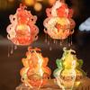 Portable Lantern Material Package DIY Ancient Style Luminous Gourd Lantern Atmosphere Decoration