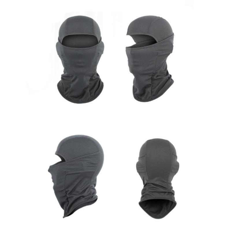 Mască de schi Balaclava pentru copii - călărie în aer liber Ghet pentru gât pentru schi pentru copii și încălzitor pentru gât din lână pentru copii mici cu glugă cu căptușeală pentru cască - Căciulă de schi pentru tineret pentru snowboarding negru