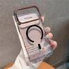 Camera Stand Bracket Magnetic Transparent Case for iPhone 17 Air 16 15 14 Pro Max Wireless Charging for Magsafe Acrylic Cover