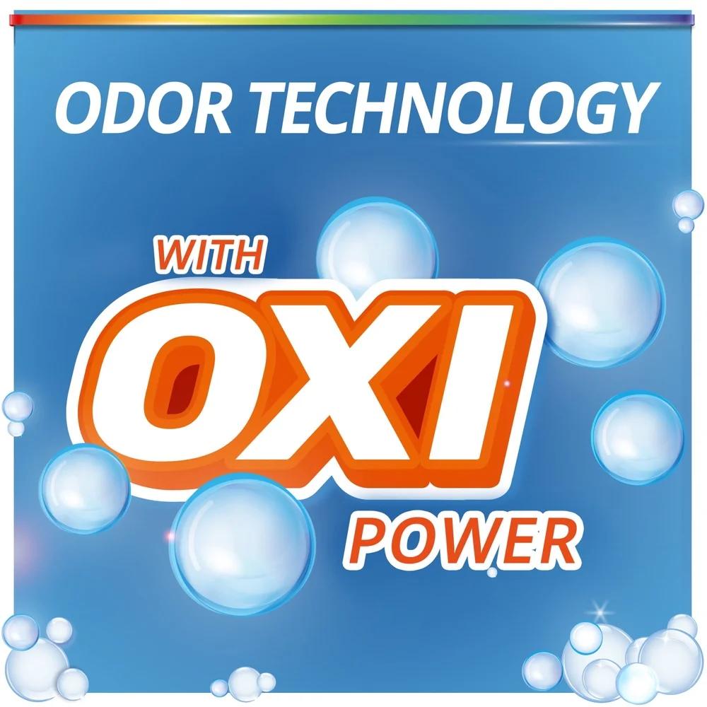Liquid Laundry Detergent Odor Stop Oxi 128oz 85 Loads Stain Removal Long Lasting Freshness Compatible with HE Washers