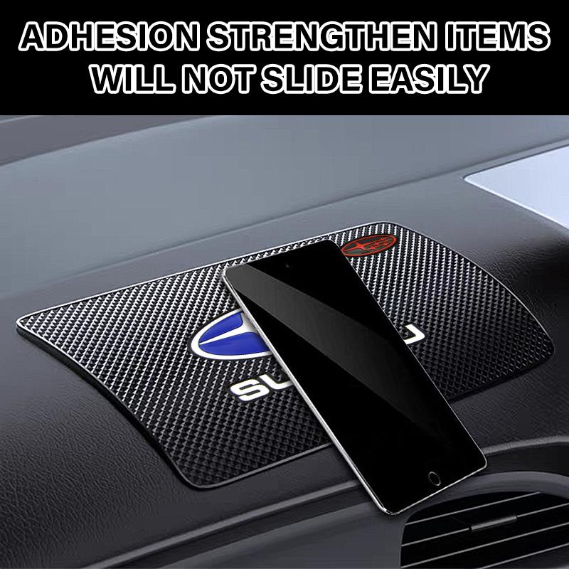 Badge de Voiture Style Tapis Antidérapant Tableau de Bord Central Coussin Antidérapant Intérieur Pour Subaru XV BRZ WRX STI Forester Ascent Impreza Legacy Outback Levorg