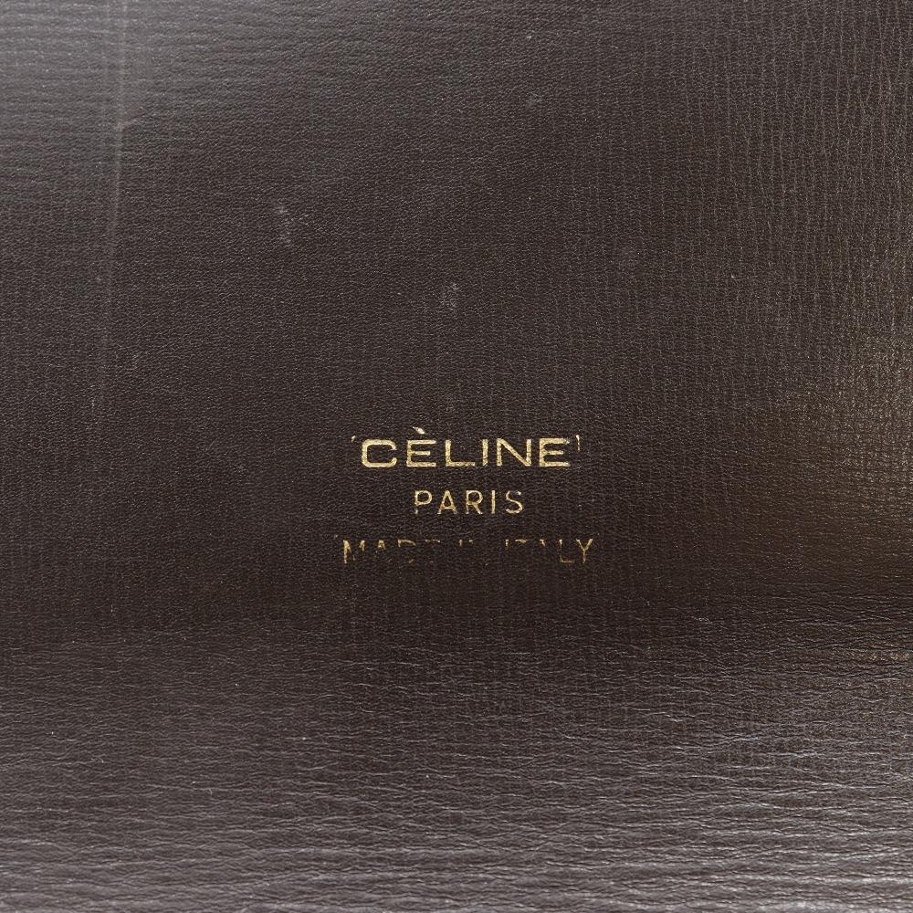 Celine Handtasche vintage Braun Canvas/Kalbsleder Damen Gebraucht