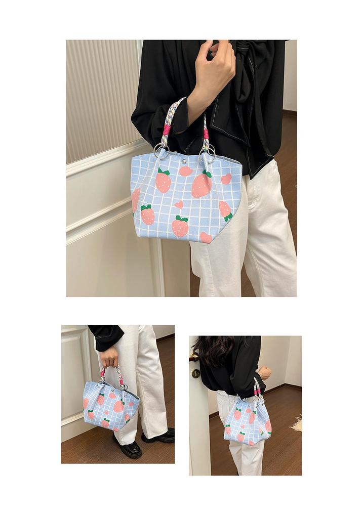 Women's Large Capacity Casual Bucket Handbag - Cute Crossbody & Shoulder Bag for Commute and Outings.