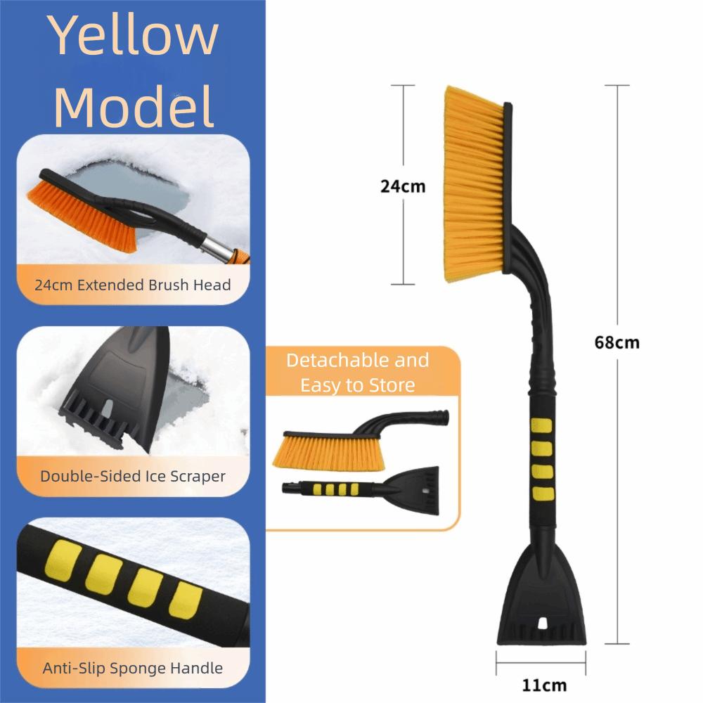 Non Slip Snow Shovel Brush Detachable Windshield Deicer Remover Practical Car Cleaning Brush