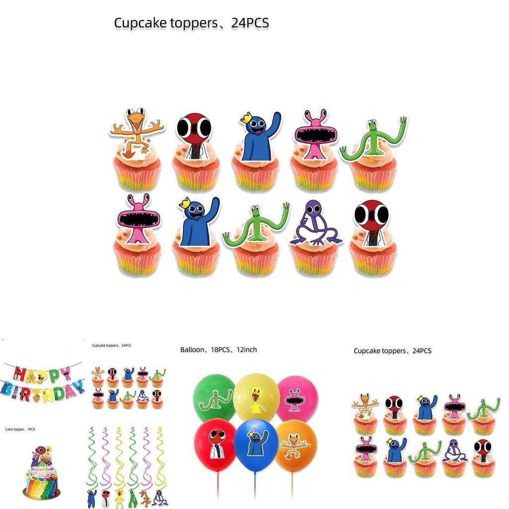 Vibrant Roblox Rainbow Friends Birthday Party Decorations Supplies Kit For Kids