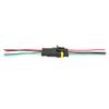 2 Sets 4Celsius5Celsius6 Pin Car Waterproof Electrical Connector Plug with Wire Cable