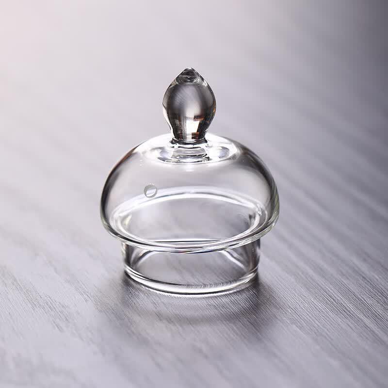 

Transparent Glass Teapot Lid