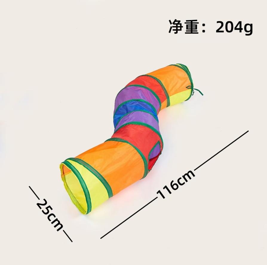 

Тунель для котів Труба для домашніх тварин Розбірна ігрова іграшка Для приміщень на свіжому повітрі Кітті Щеня Іграшки для головоломки Вправи Навчання хованню зелений