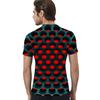 3d Honeycomb Hypnosis Tshirt Men Women Kids Colorful Print Short Sleeve Top Tee