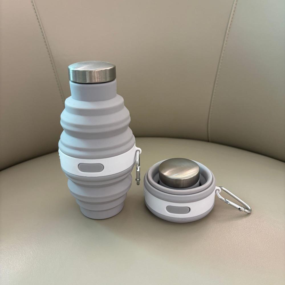 Retractable Hiking Cups Silicone Folding Drink Cups Collapsible Water Bottles  Travel Tools