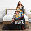 Dukes Of Hazzard Flannel Blanket Quality Super Soft Vintage Car Throw Blanket Winter Travel Living Room Colorful Bedspread