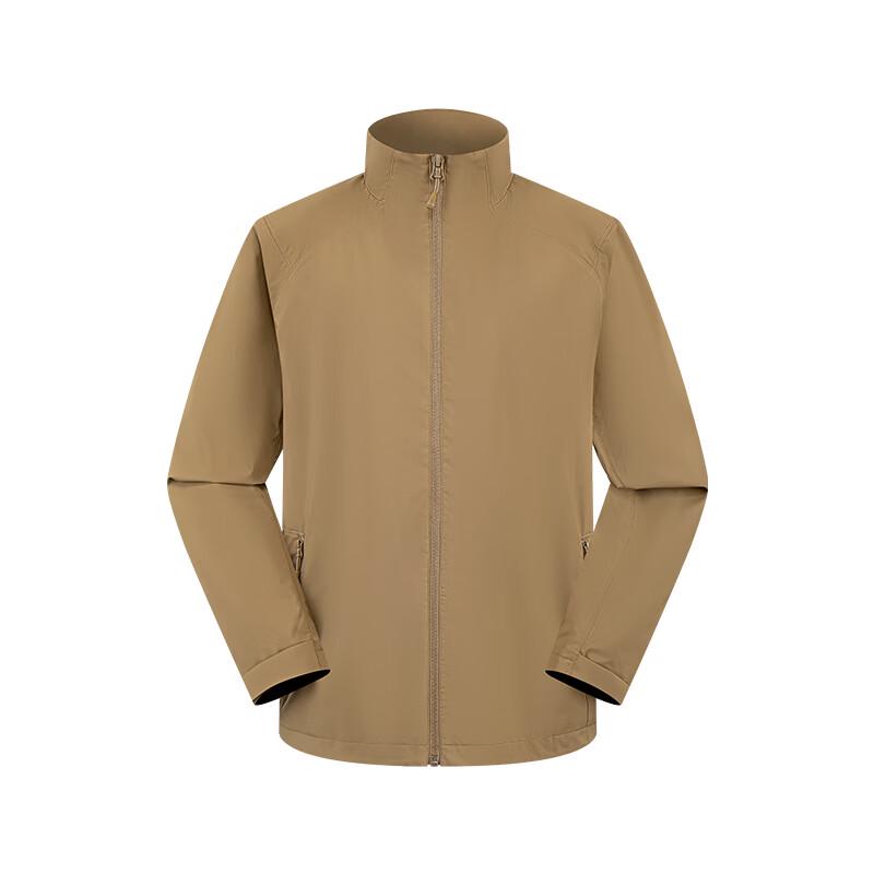 Qiaogerei Unisex Stand-up Collar Windbreaker Jacket