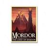 Retro Canvas Painting Abstract Ring Art Poster Print Vintage Film Mordor Castle Lord Magic Kid Bed Room Home Decor Murals