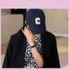 Soft Trendy Brim Baseball Cap For Women And Men Ins Letter Design Hat Sun