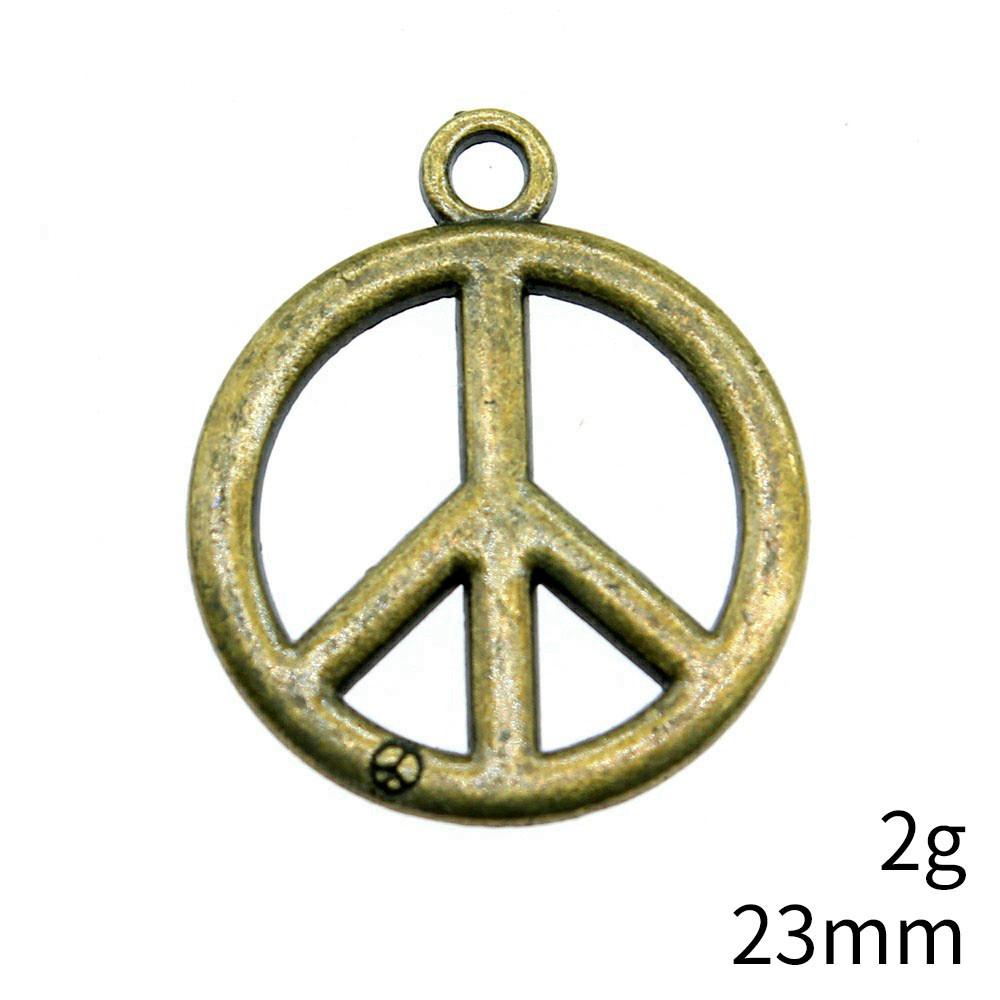 Valentinstag Großpackung Anhänger Friedenssymbol Anhänger Anhänger Rucksackanhänger Set