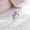Natural Stone Ring for Women's S925 Pure Silver Non Fading Ring? Popular High-end Accessories On Xiaohongshu for Women's Fashion Retro Jewelry Gifts