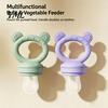 Baby Led Weaning Supplies Silicone Fruit Feeder/Mold, Food Training Teething Relief Pacifier, Easy Feeding Tool to Hold Safe Chewer for Infants Travel