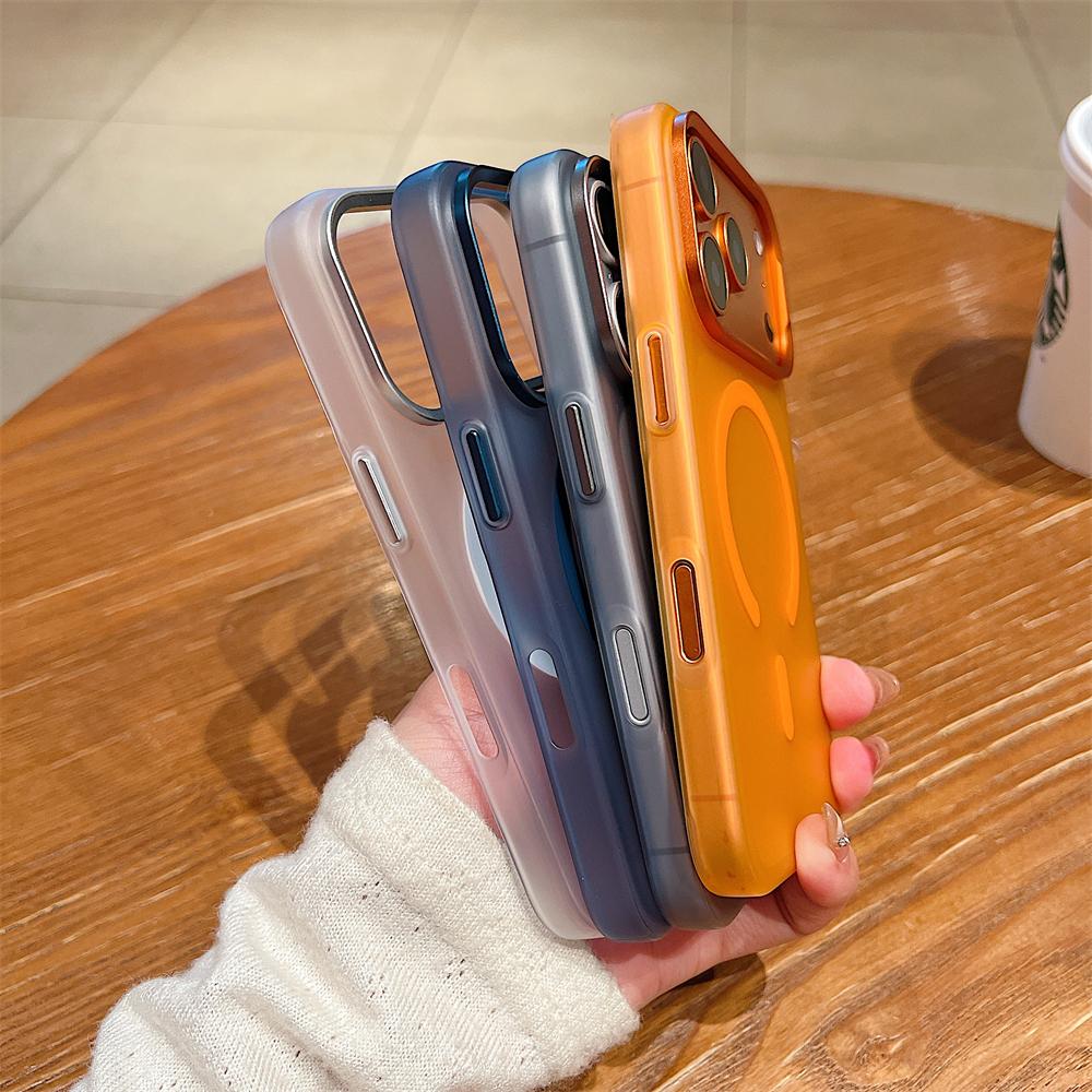 UltraThin PC Matte Clear For Magsafe Case for iPhone 17 Pro Max Air Magnetic Wireless Charge Transparent Shockproof Cover