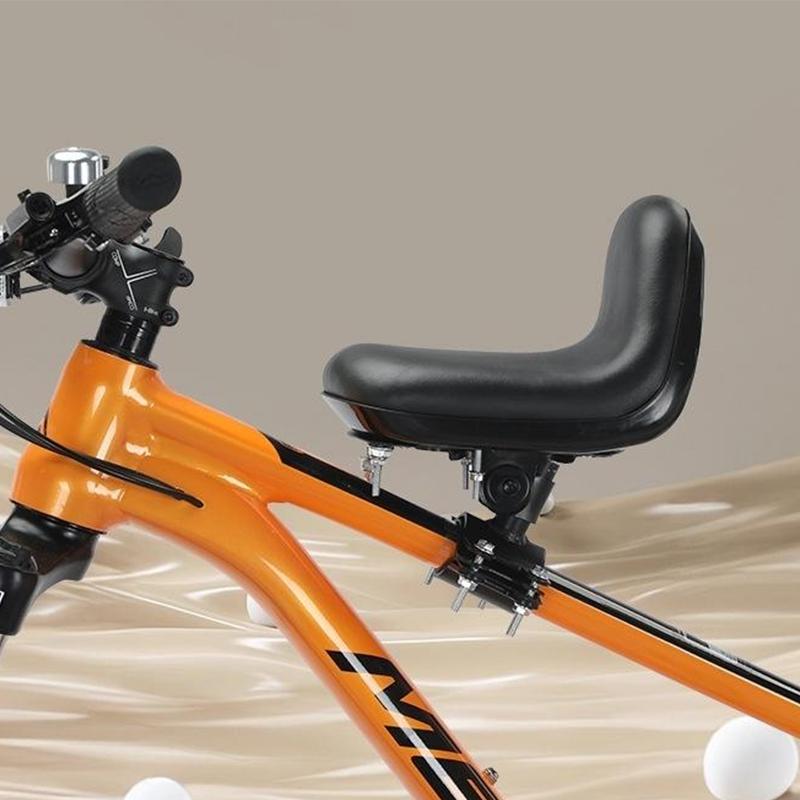 Детское сиденье для горного велосипеда, складное велосипедное переднее детское сиденье, детское сиденье для горного велосипеда чёрный