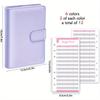 1ks A6 Pu kožený pořadač na notebooky Plánovač rozpočtu Organizér peněžního rozpočtu obálkový systém s 12 ks výdajových rozpočtových listů