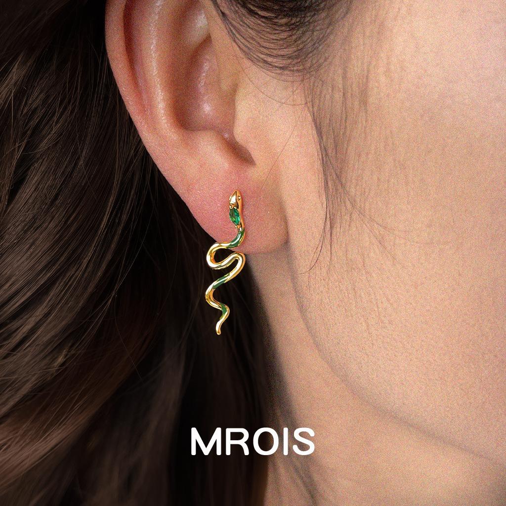 Original~Spirit Snake New Trendy Fashion Simple Temperament Earrings with Advanced Sense Earrings for Women