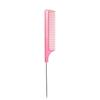 Antistatic Hair Dye Brush Barber Purple Pointed Tail Hair Styling Comb Steel Needle Pins Rat Tip Combs Professional Barber Tool