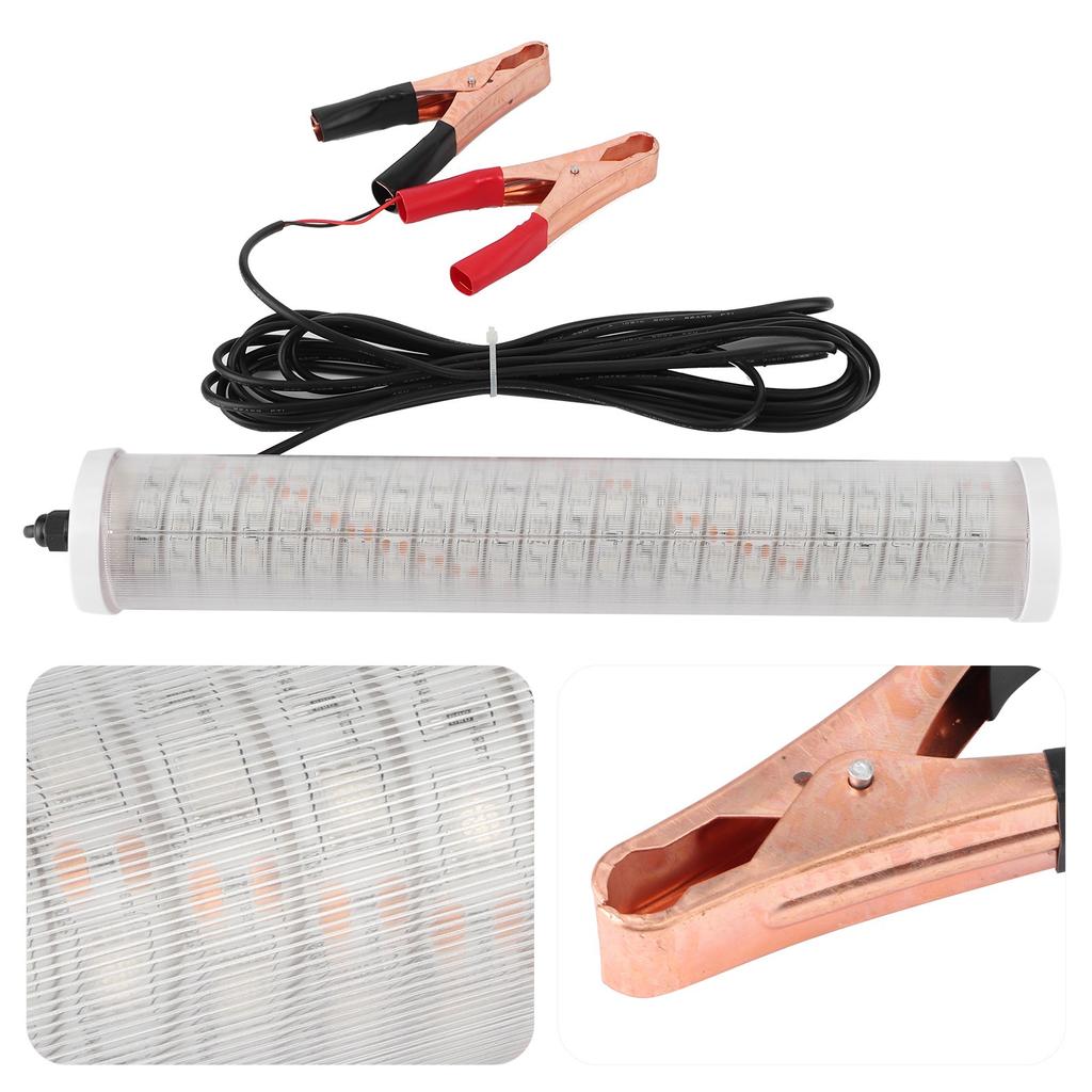 Undervattensfiske Lockbete Ljus 30W LED Natt Attraktionslampor för Båtbryggor