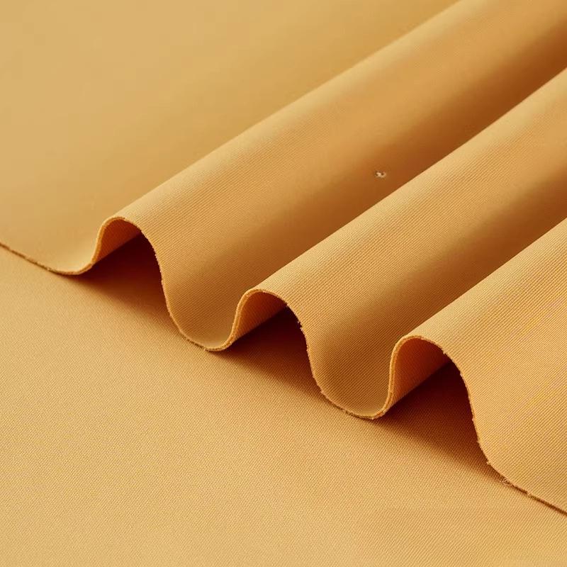 Air Layer Fabric Spring Summer Thin Knit Elastic Soft Breathable Clothing Fabric Cloth Sewing Polyester Spandex Rayon Material