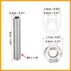 10pcs Stainless Steel Exhaust Manifold Bolt Stud Hardware for Honda for Acura B C D F H K Series Engines Replacement