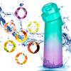 650ml Fruity Water Bottle with 7 Flavors Drinking Bottles for Outdoor Fitness Flavor Travel Mug for School