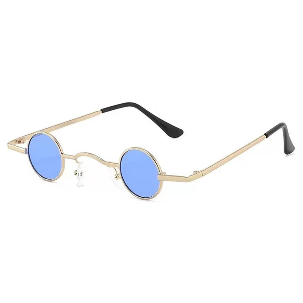 Small Round Sunglasses for Women Men Ultra Metal Frame Hip Hop Punk Sun Glasses Candy Color Sunglasses Ins Fashion Shades