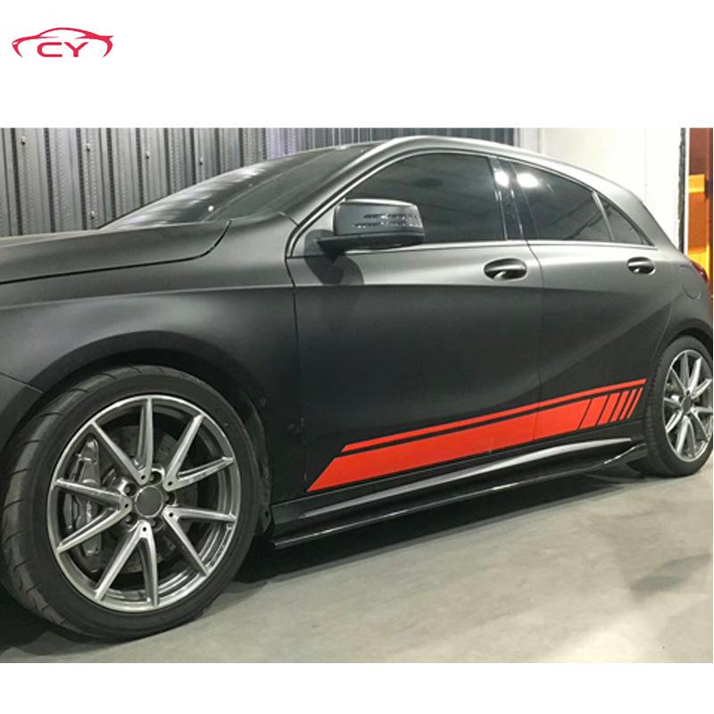 

RZ Style Carbon Fiber Side Skirts for Mercedes CLA W117 (2013+)