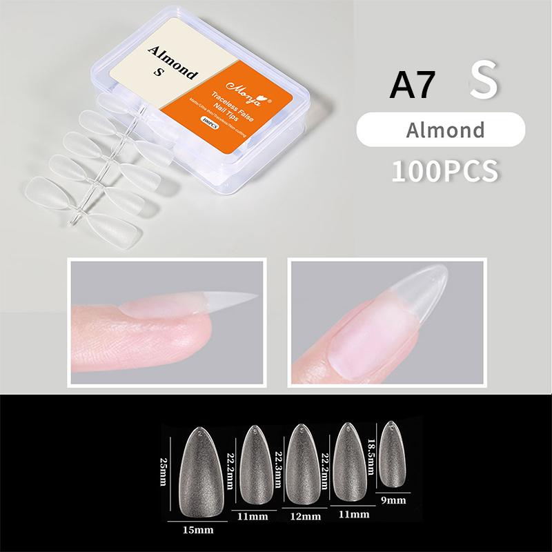 Zachte Gel Nageltips 100 STUKS voor Manicure Volledige Dekking Press-On Kunstnageltips Flexibele Benodigdheden voor Salon Experts