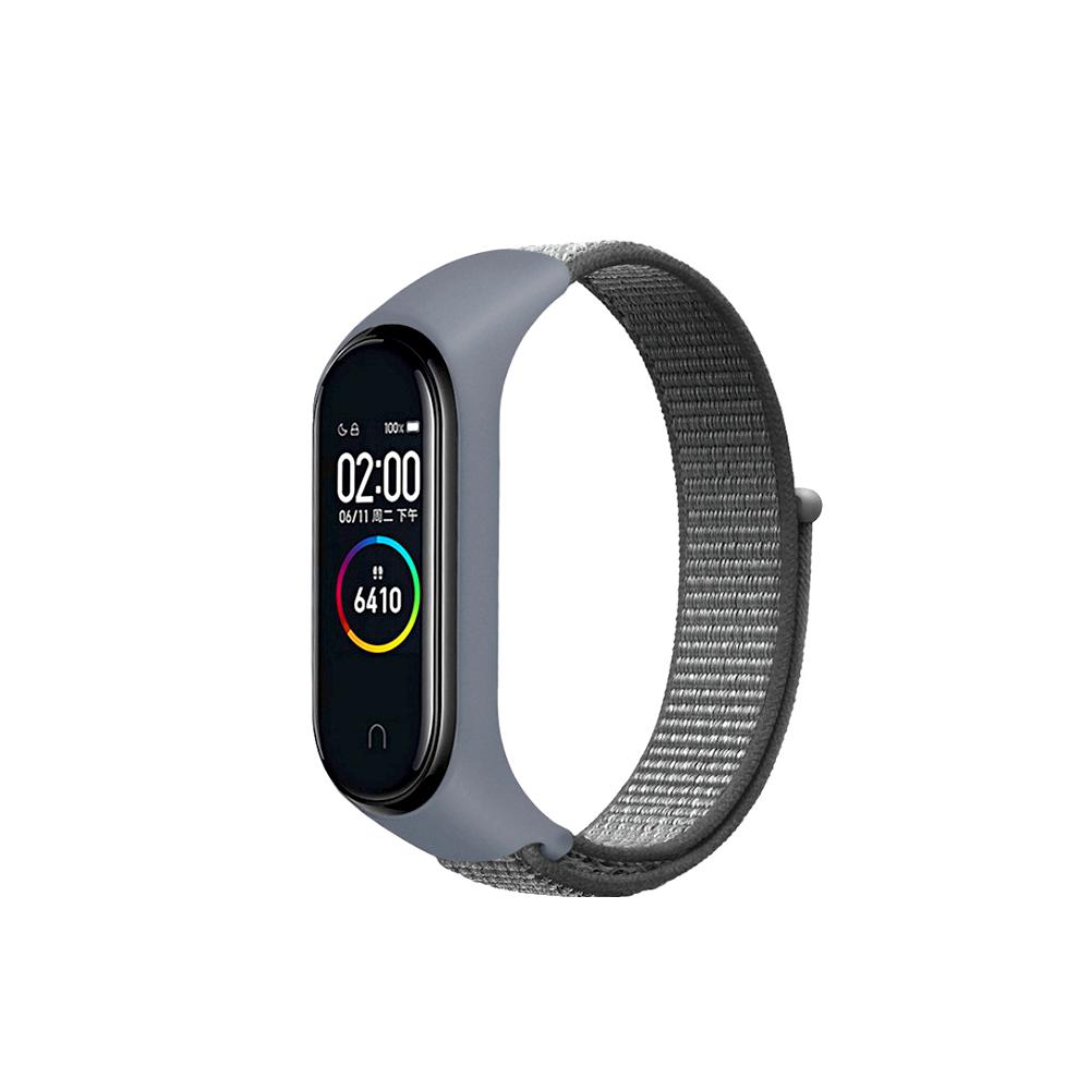 Nylon Schlaufenarmband für Xiaomi Mi Band 9 8 Geflochtenes Verstellbares Ersatz-Uhrenarmband Sportarmband für Mi Band 8 7 6 5 4 3 Armband