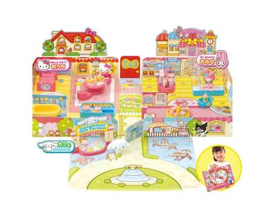 AGATSUMA Personagens Sanrio rapidamente Home e show café incluídos 3 anos ou mais Sanrio Kitty espalhados!