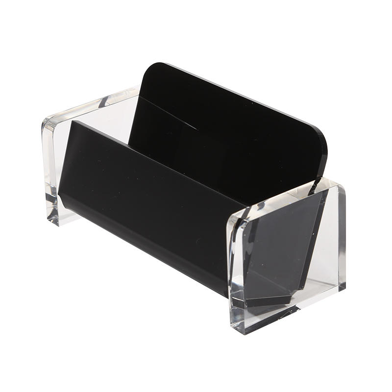 

Креативный держатель для визиток, настольный органайзер для карточек, современная подставка для демонстрации карточек, коробка для хранения канцелярских принадлежностей One Size чёрный