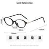 Xiaomi Oval Photochromic Anti-Blue Light Myopia Glasses for Men Women, Indoor Outdoor Transition Prescription Lenses