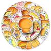 50pcs Burnt Toast Graffiti Stickers: Cute Cartoon Decor for Journals, Phone Cases, Notebooks, and Water Bottles