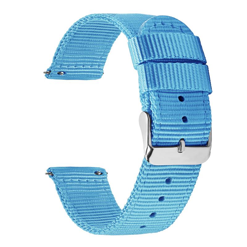 18mm 22mm 20mm Woven Nylon Watch Sport Strap Band for Amazfit Fabric Band for Samsung Galaxy 4 5 6 Gear S3 Classic Active 2