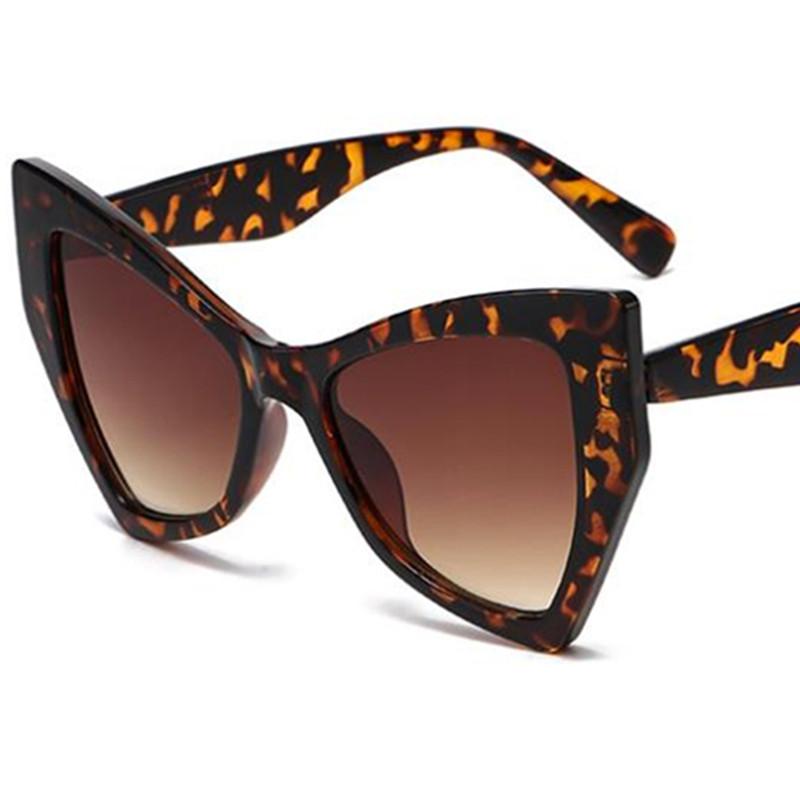 

Fahion Sun Glasses Women Anti-UV Spectacles Oversize Frame Eyeglasses Butterfly Google Retro Simplity Sunglasses as picture леопардовый