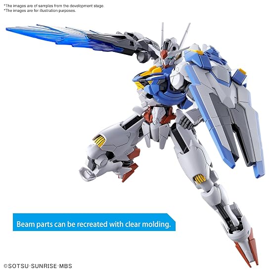 BANDAI SPIRITS HG Mobile Suit Gundam: The Witch from Mercury Gundam Aerial 1/144 Scale Color-Coded P
