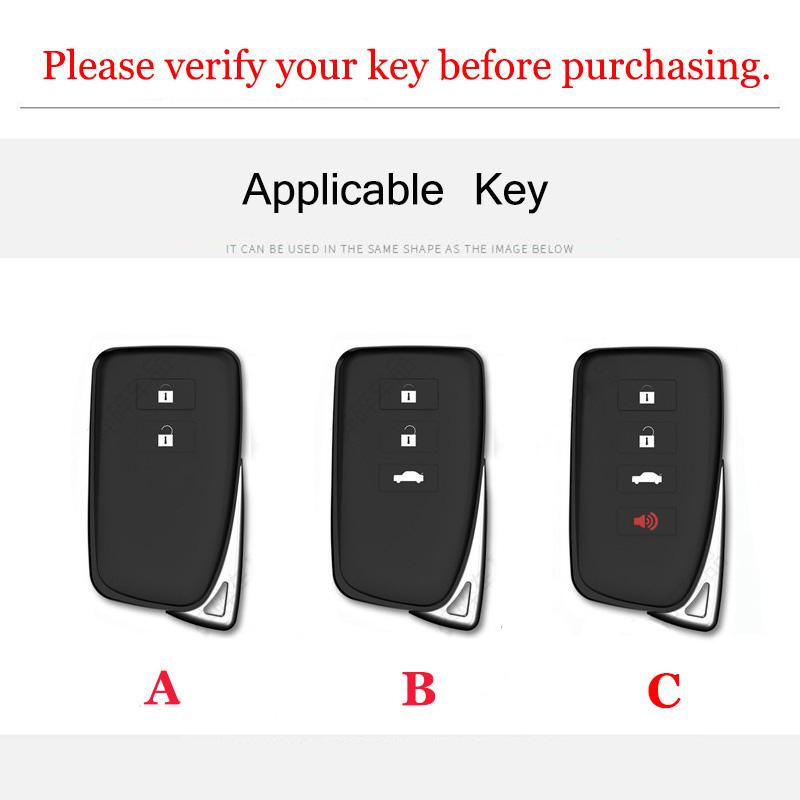 New Car Key Case Cover for Lexus RX350 NX300 Es300h Rx450h GS300 GX470 IS250 ES350 LX570 GX460 Nx300h Is300h Shell Fob Holder