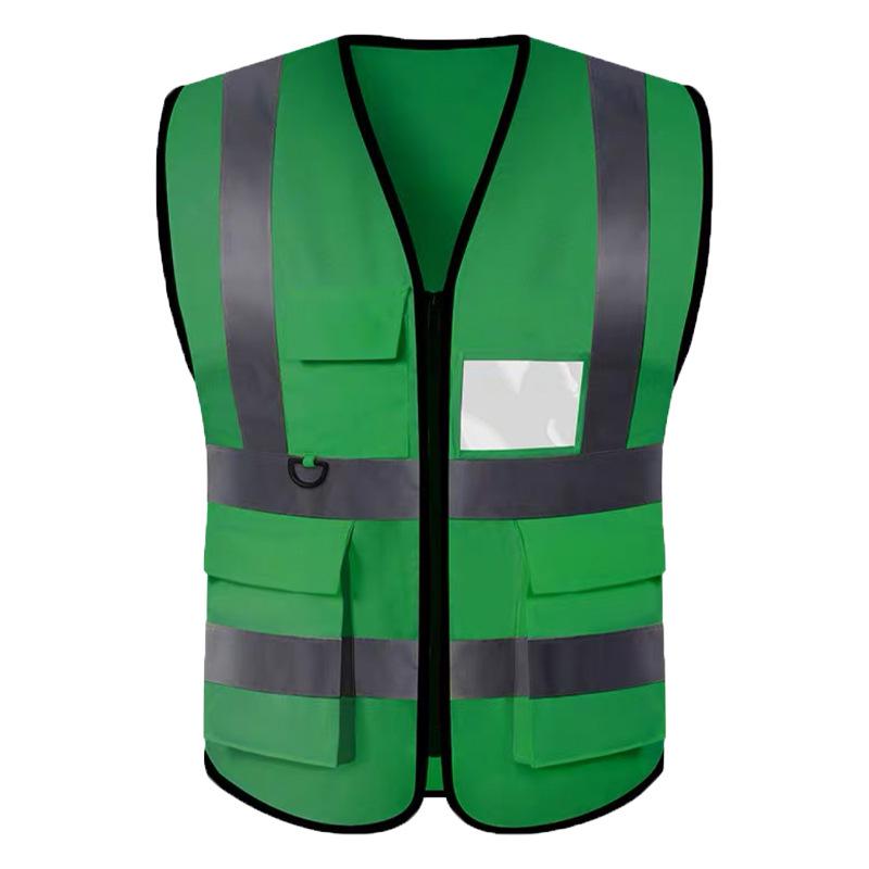 High-Visibility Reflective Safety Vest for Traffic and Construction Workers