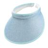 Fashion Versatile Simple Men's Empty Top Hat Women's Outdoor Sunscreen Large Brimmed Sun Cap Outdoor Hiking And Running Hats